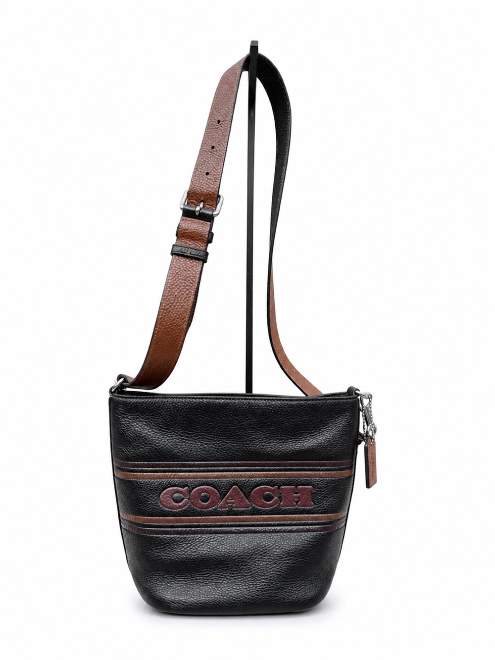Coach Logan Duffle Crossbody with Brown Strap